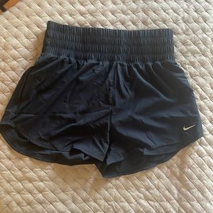 Black loose fit high waisted Nike shorts